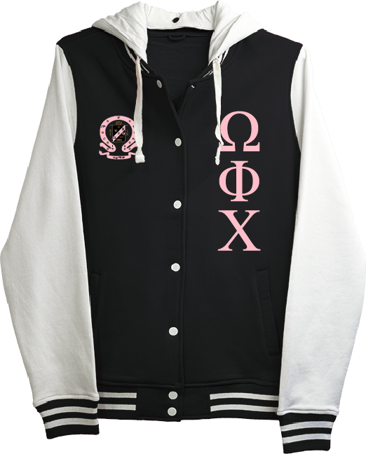 Omega Phi Chi Varsity Hooded Sweatshirt