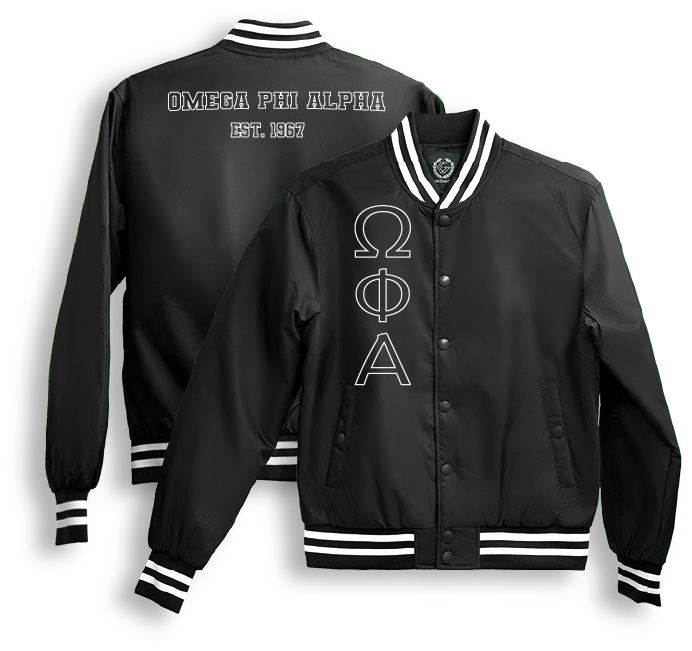 Omega Phi Alpha Bomber Jackets