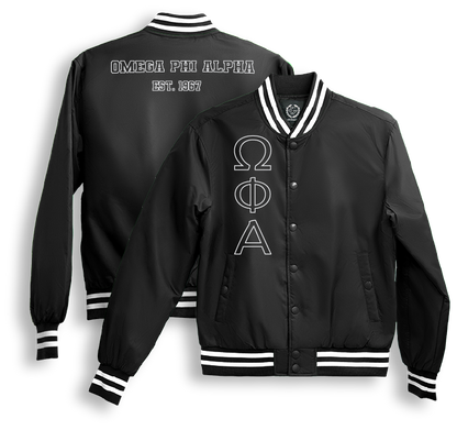 Omega Phi Alpha Bomber Jackets