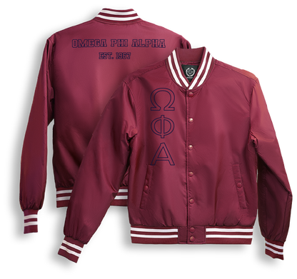 Omega Phi Alpha Bomber Jackets