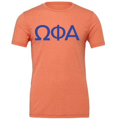 Omega Phi Alpha Lettered Short Sleeve T-Shirts