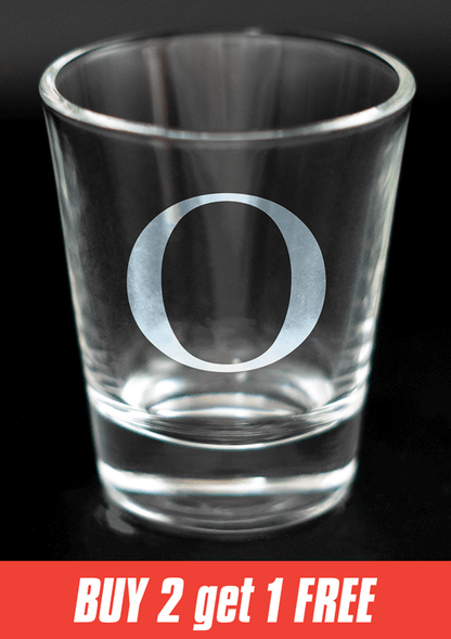 Greek Letter Shot Glasses