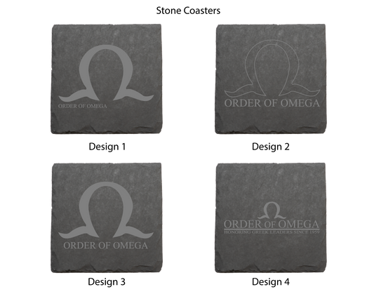 Order of Omega Stone Coasters - 4-Pack