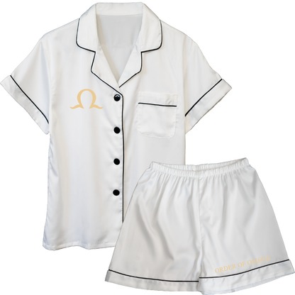 Order of Omega Embroidered Ladies' Pajama Sets