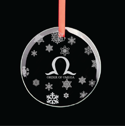 Order of Omega Round Multi-Snowflake Ornament