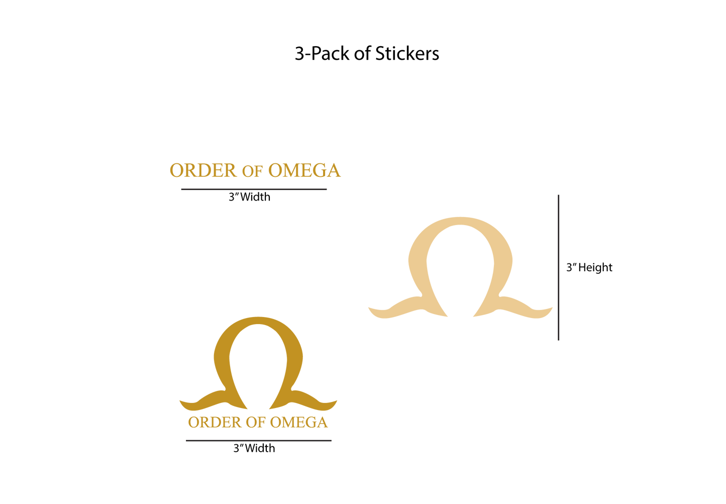 Order of Omega Stickers