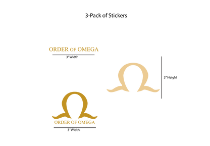 Order of Omega Stickers