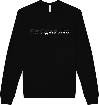 Phi Sigma Rho Stitched Outline Crewnecks