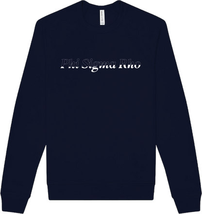 Phi Sigma Rho Stitched Outline Crewnecks