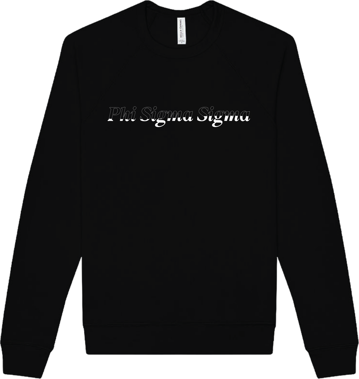 Phi Sigma Sigma Stitched Outline Crewnecks