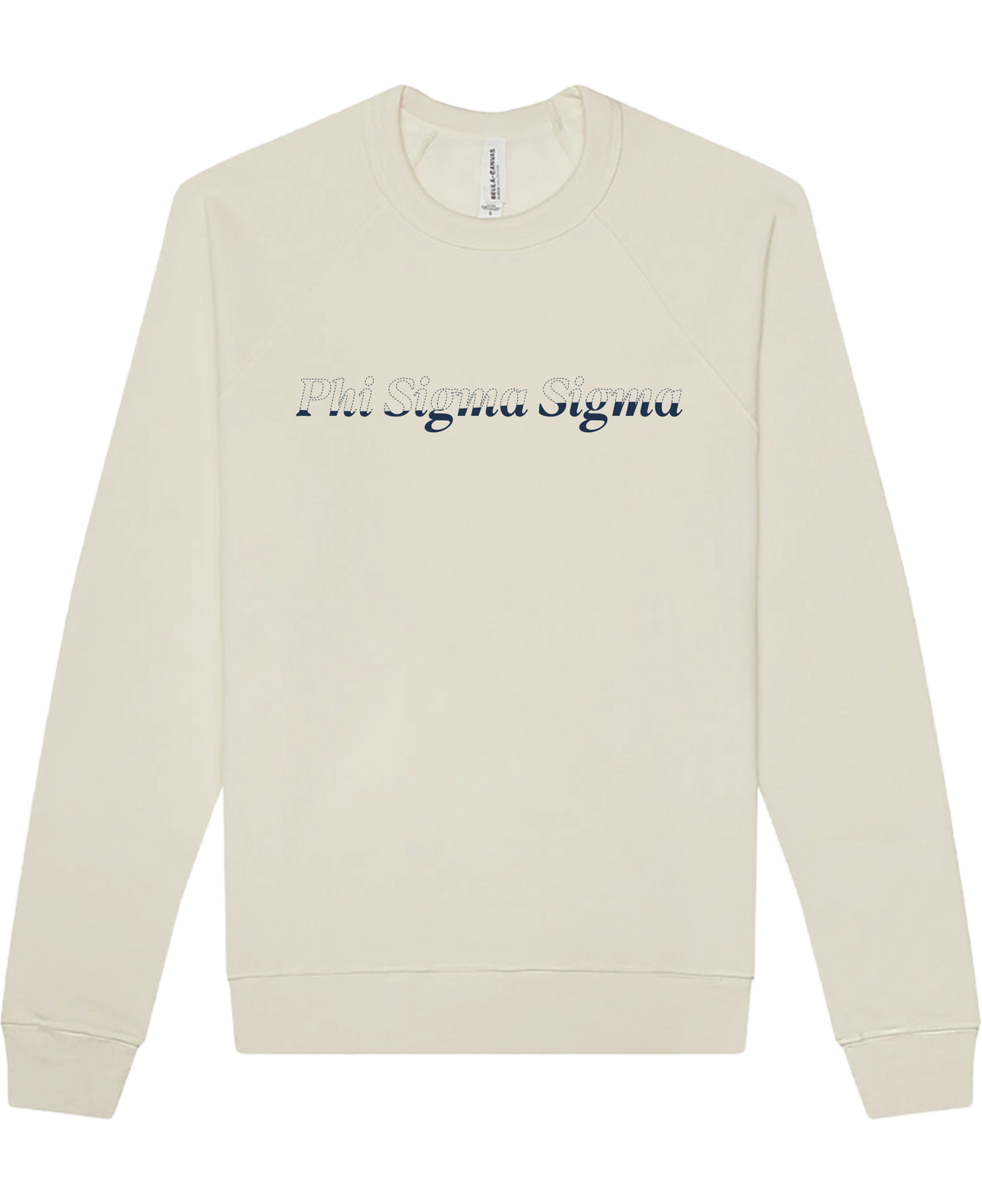 Phi Sigma Sigma Stitched Outline Crewnecks