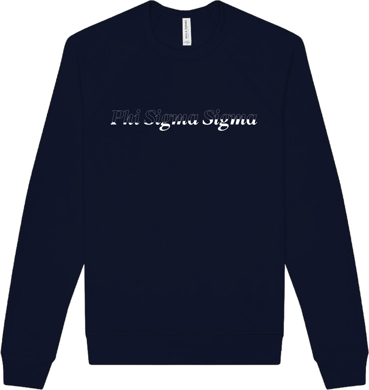 Phi Sigma Sigma Stitched Outline Crewnecks