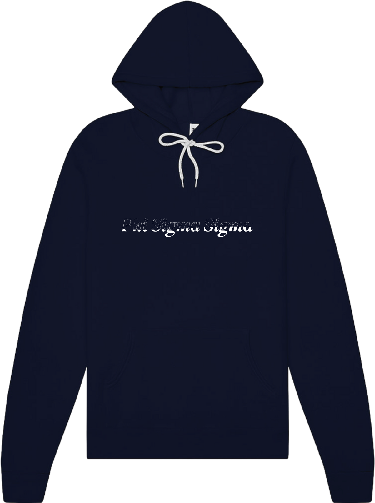 Phi Sigma Sigma Stitched Outline Hoodies