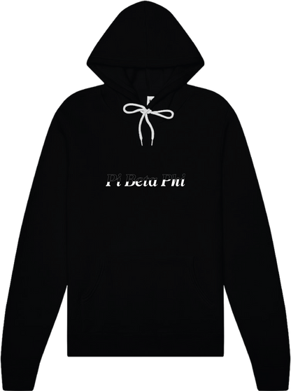 Pi Beta Phi Stitched Outline Hoodies