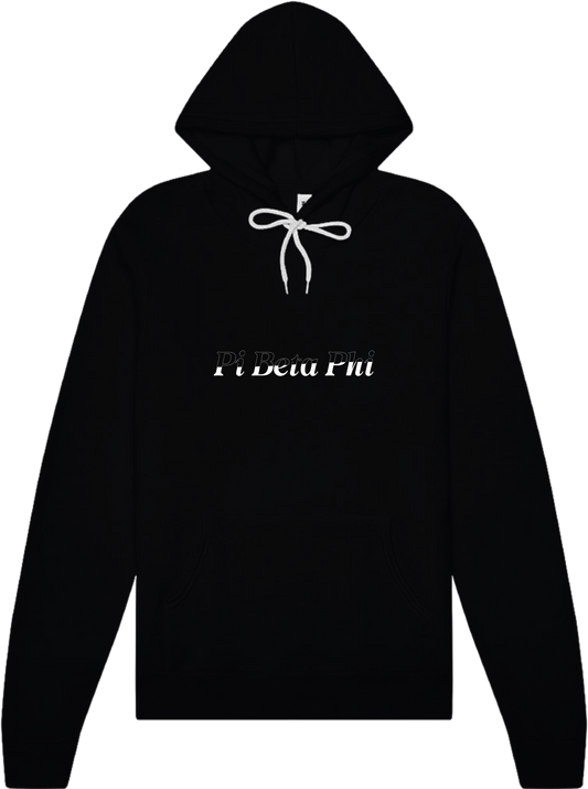 Pi Beta Phi Stitched Outline Hoodies