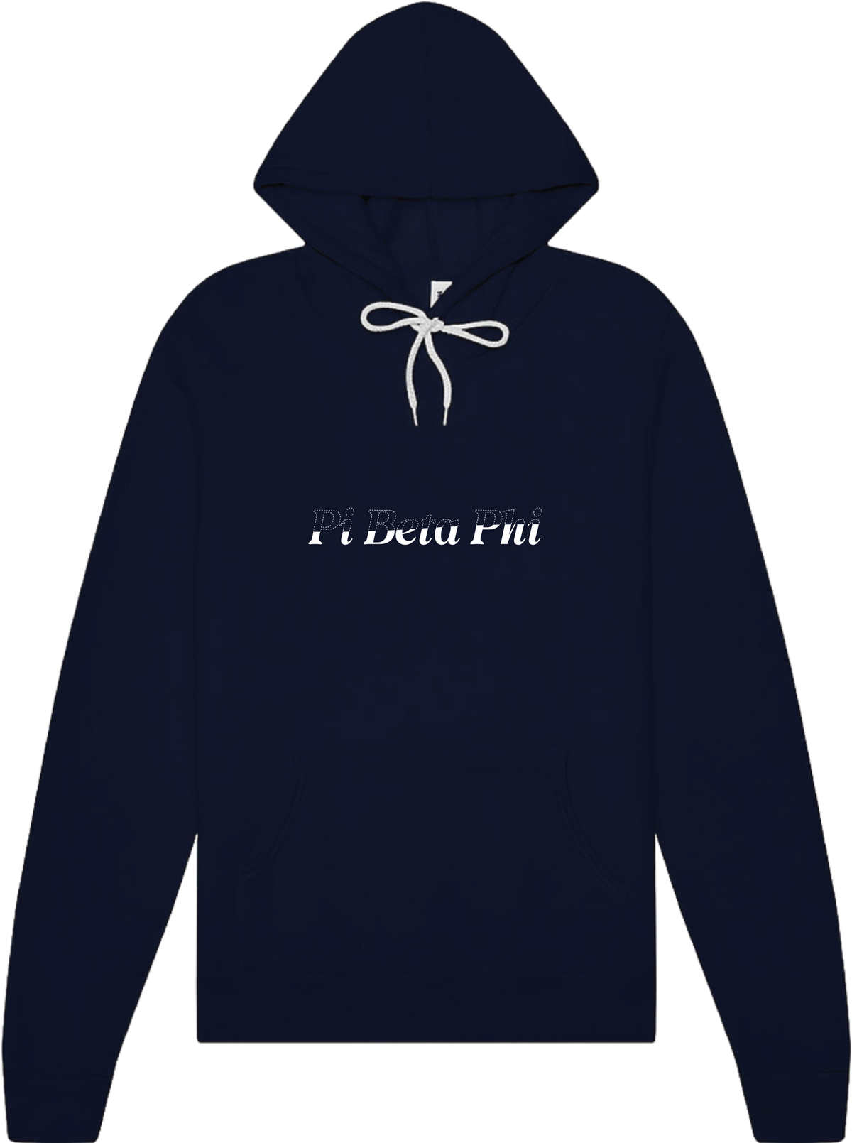 Pi Beta Phi Stitched Outline Hoodies
