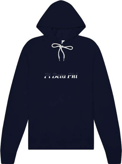 Pi Beta Phi Stitched Outline Hoodies