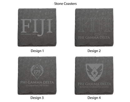 Phi Gamma Delta Stone Coasters - 4-Pack