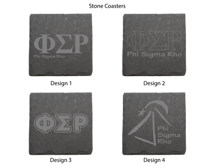 Phi Sigma Rho Stone Coasters - 4-Pack