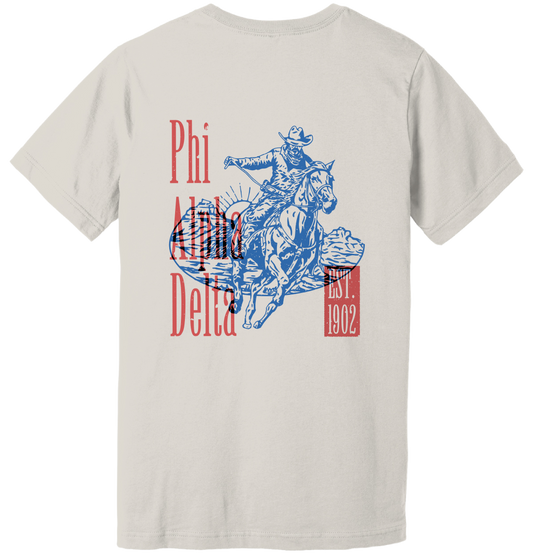 Phi Alpha Delta Cowboy Graphic T-Shirt