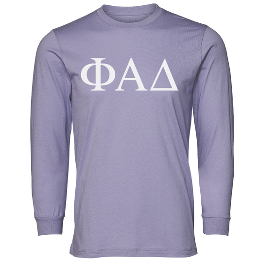 Phi Alpha Delta Lettered Long Sleeve T-Shirts