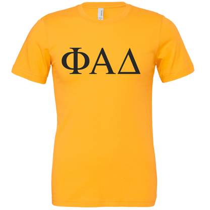 Phi Alpha Delta Lettered Short Sleeve T-Shirts