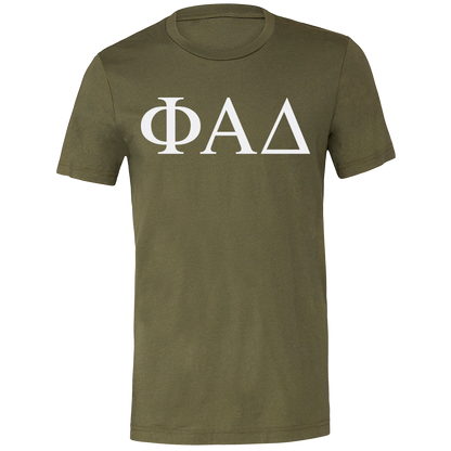 Phi Alpha Delta Lettered Short Sleeve T-Shirts