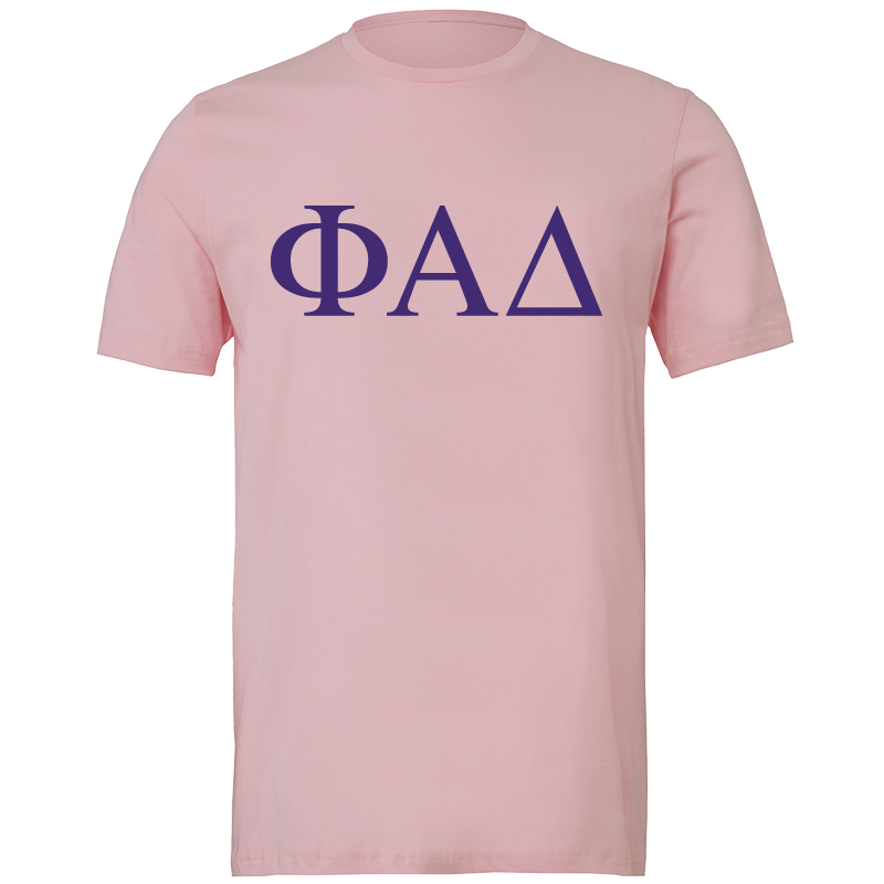Phi Alpha Delta Lettered Short Sleeve T-Shirts