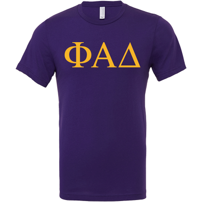 Phi Alpha Delta Lettered Short Sleeve T-Shirts