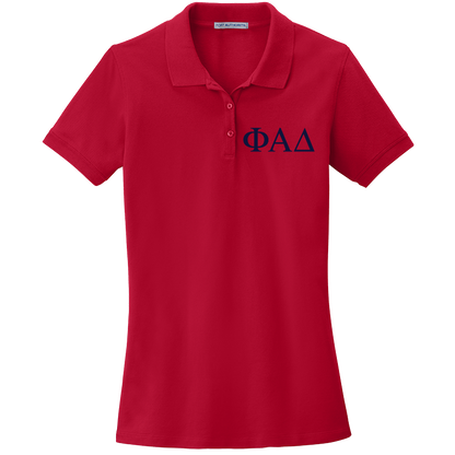 Phi Alpha Delta Ladies' Embroidered Polo Shirt