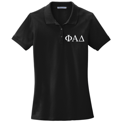 Phi Alpha Delta Ladies' Embroidered Polo Shirt