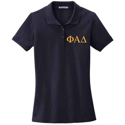 Phi Alpha Delta Ladies' Embroidered Polo Shirt