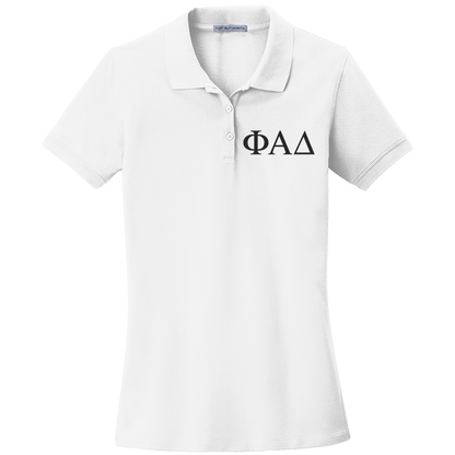 Phi Alpha Delta Ladies' Embroidered Polo Shirt