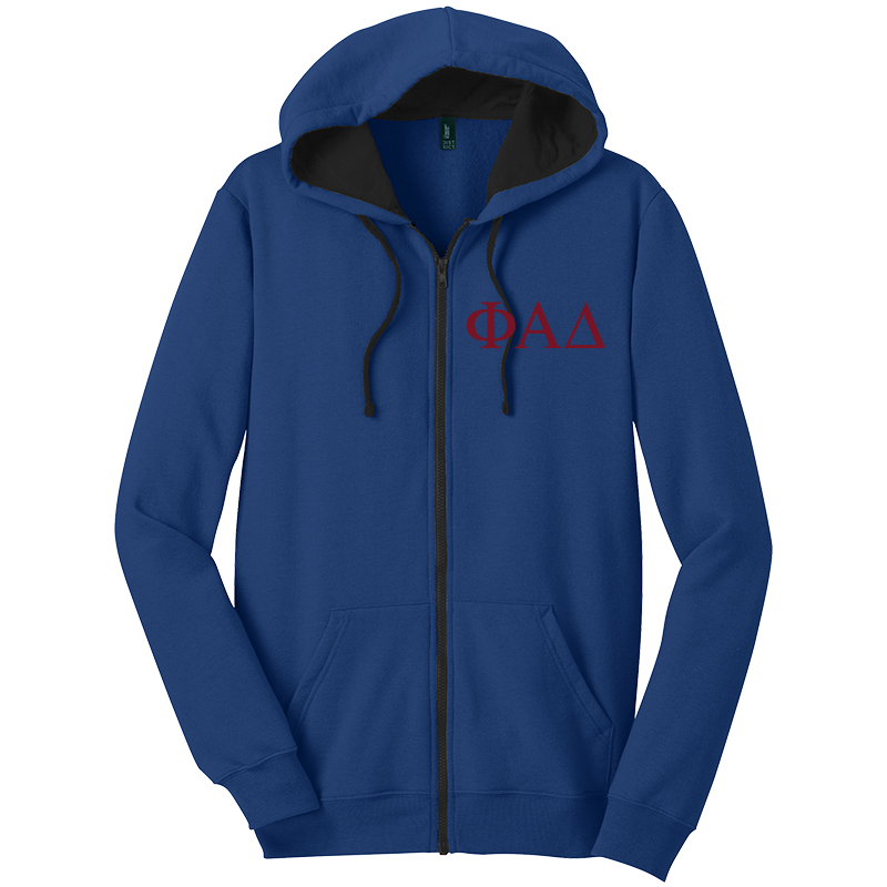 Phi Alpha Delta Zip-Up Hooded Sweatshirts