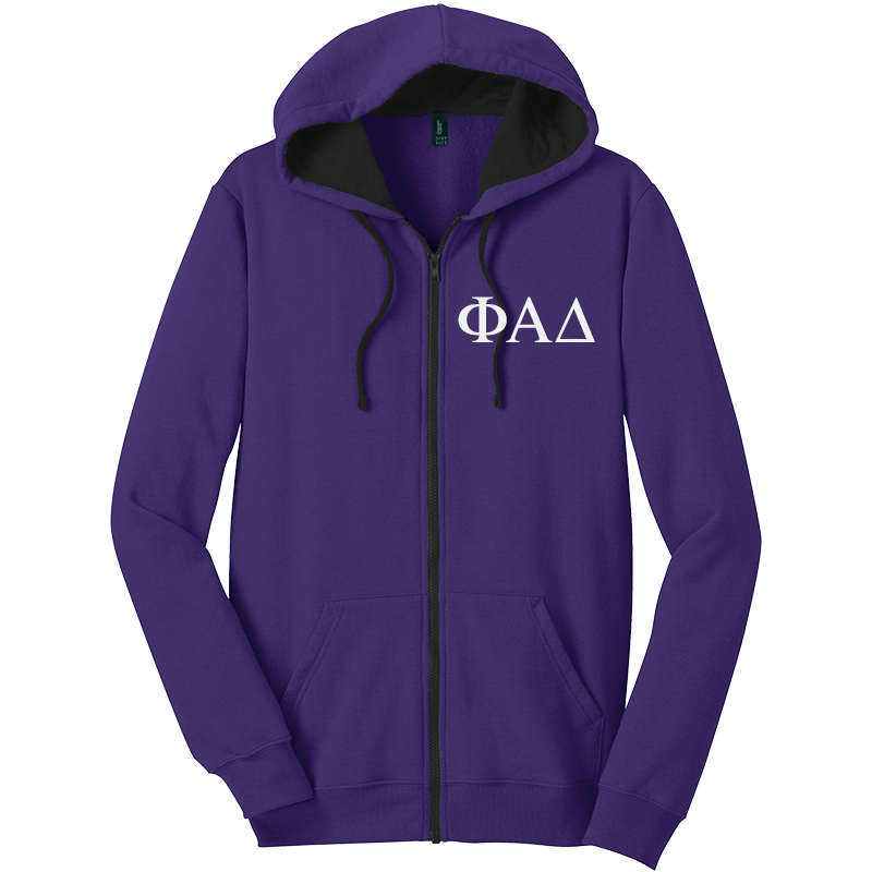 Phi Alpha Delta Zip-Up Hooded Sweatshirts