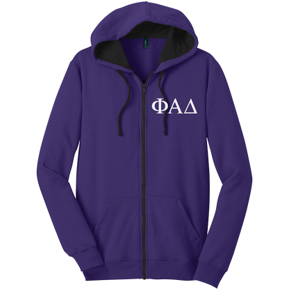 Phi Alpha Delta Zip-Up Hooded Sweatshirts