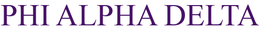 Phi Alpha Delta Stickers