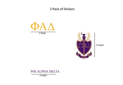 Phi Alpha Delta Stickers
