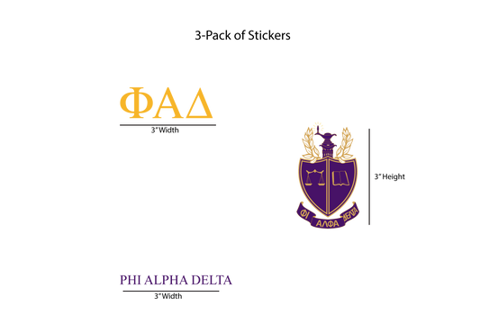 Phi Alpha Delta Stickers