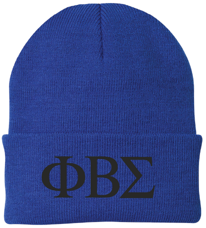 Phi Beta Sigma Lettered Beanies