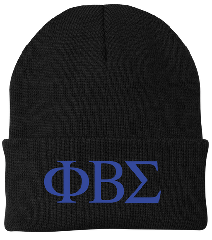 Phi Beta Sigma Lettered Beanies