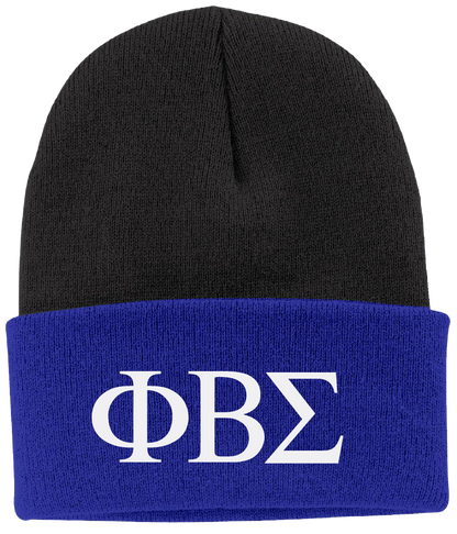 Phi Beta Sigma Lettered Beanies