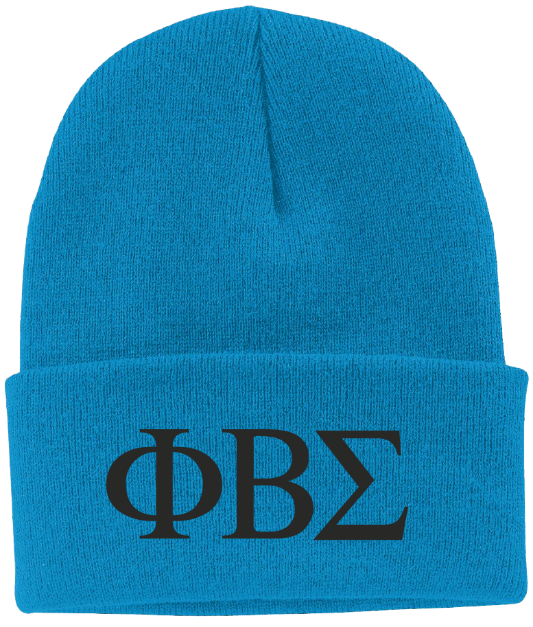 Phi Beta Sigma Lettered Beanies