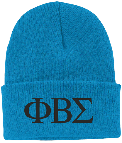 Phi Beta Sigma Lettered Beanies