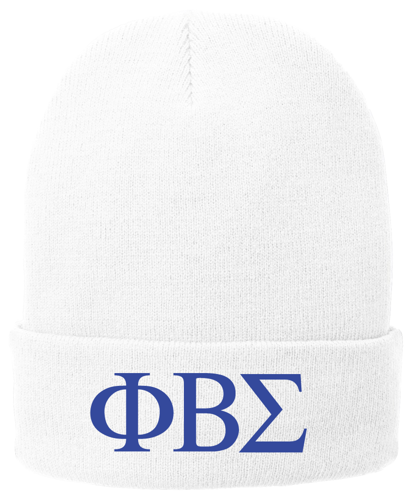 Phi Beta Sigma Lettered Beanies