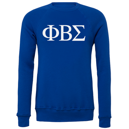 Phi Beta Sigma Lettered Crewneck Sweatshirts