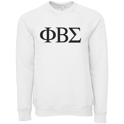 Phi Beta Sigma Lettered Crewneck Sweatshirts