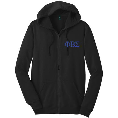 Phi Beta Sigma Zip-Up Hooded Sweatshirts