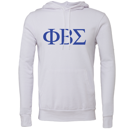 Phi Beta Sigma Lettered Hooded Sweatshirts