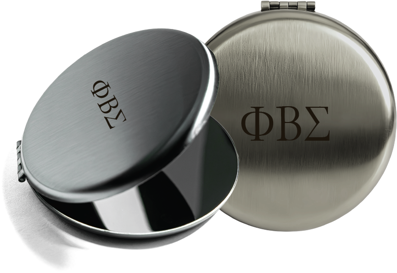 Phi Beta Sigma Lettered Pocket Mirrors